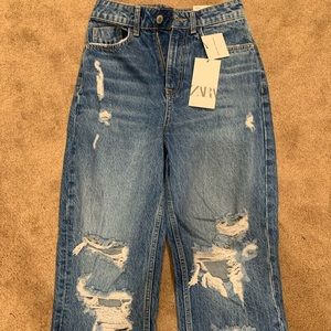 Zara high waisted jeans - Brand new, never worn!